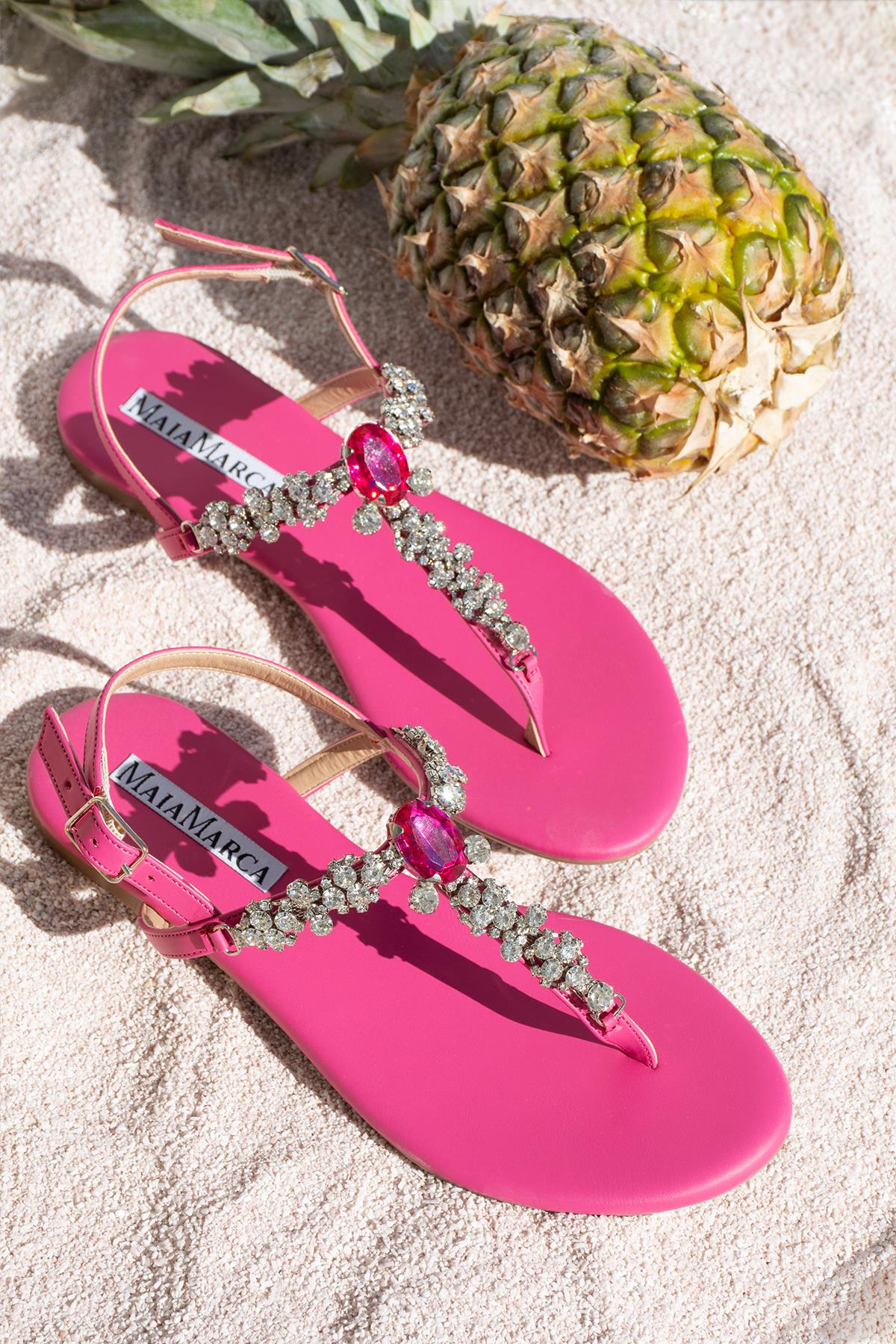 Istanbul Fuchsia Sandals