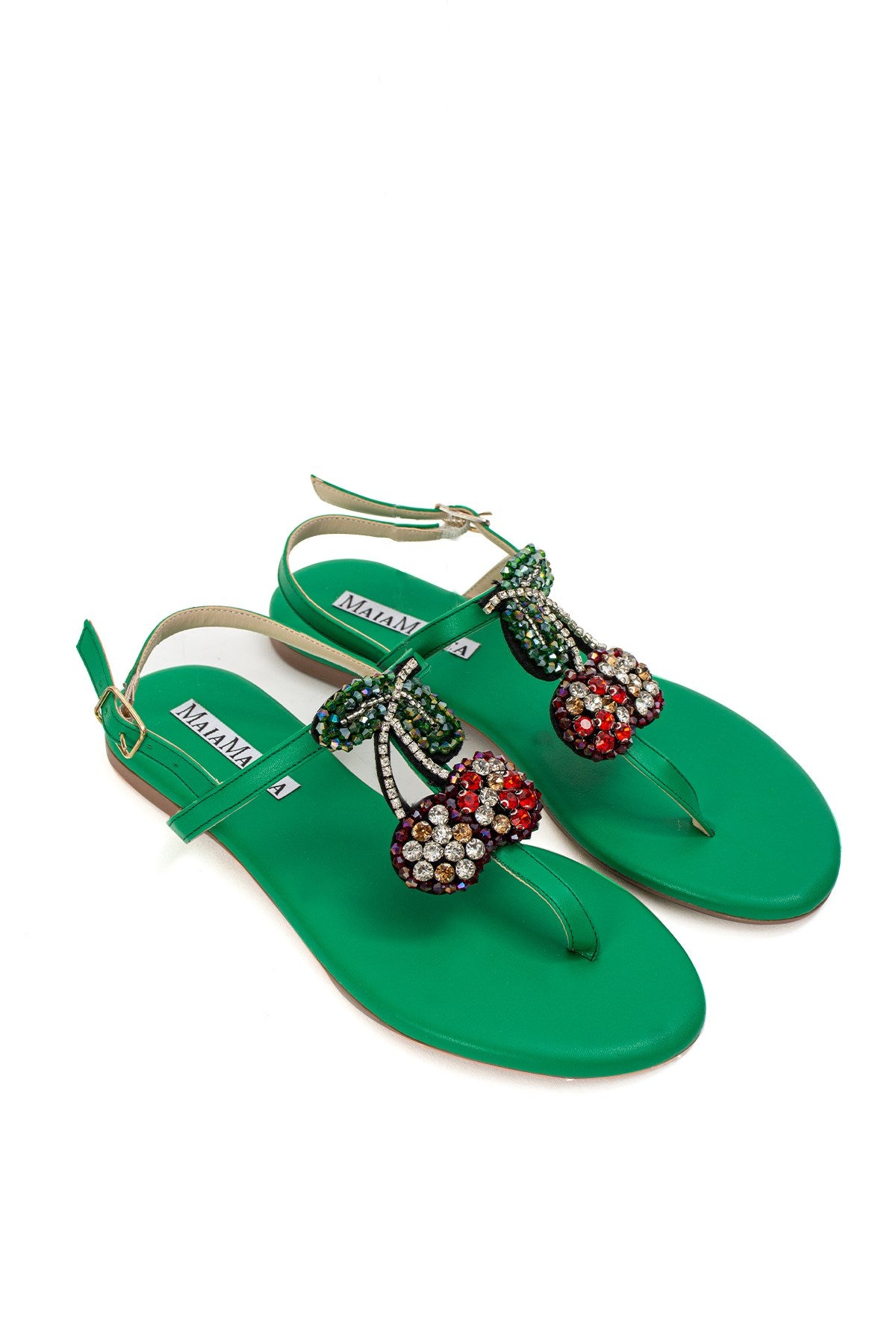 Istanbul Cherry Green Sandals