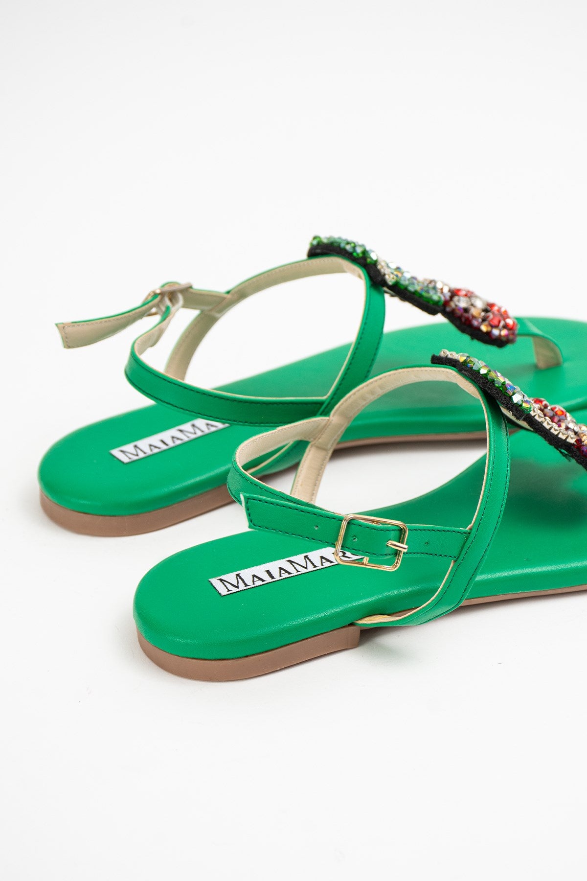 Istanbul Cherry Green Sandals