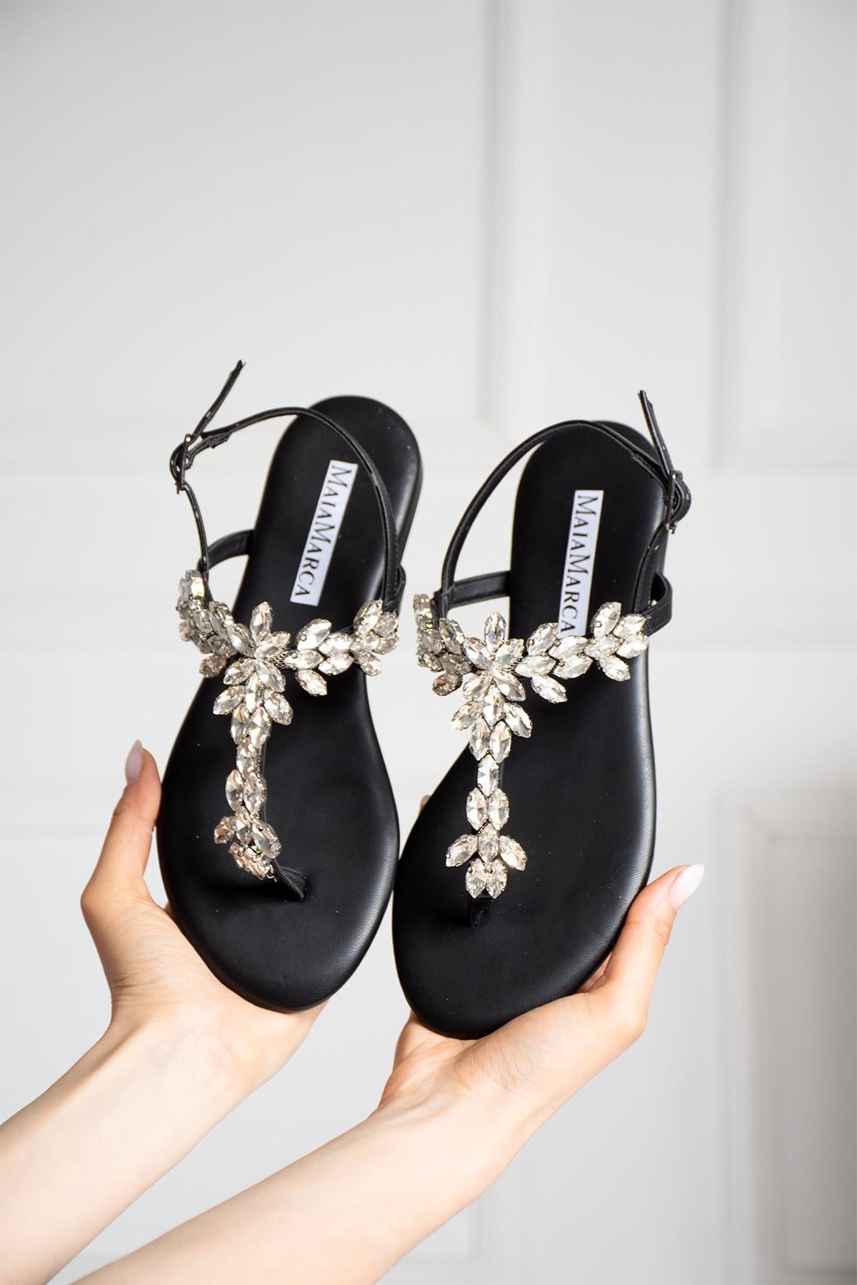 Istanbul Black Sandals